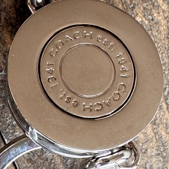 Vintage Nautical Life Preserver Coach Valet Turnlock valet double keychain - Picture 5 of 10